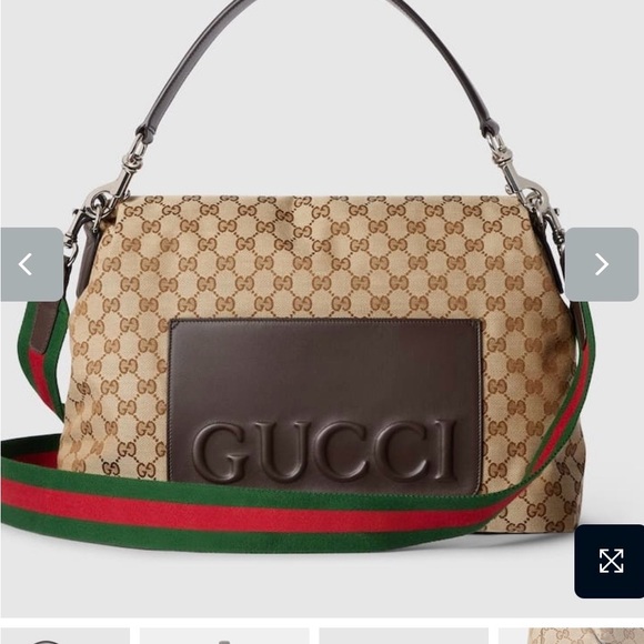 Monogram large messenger bag NOVELTY $240 - Picture 6 of 8